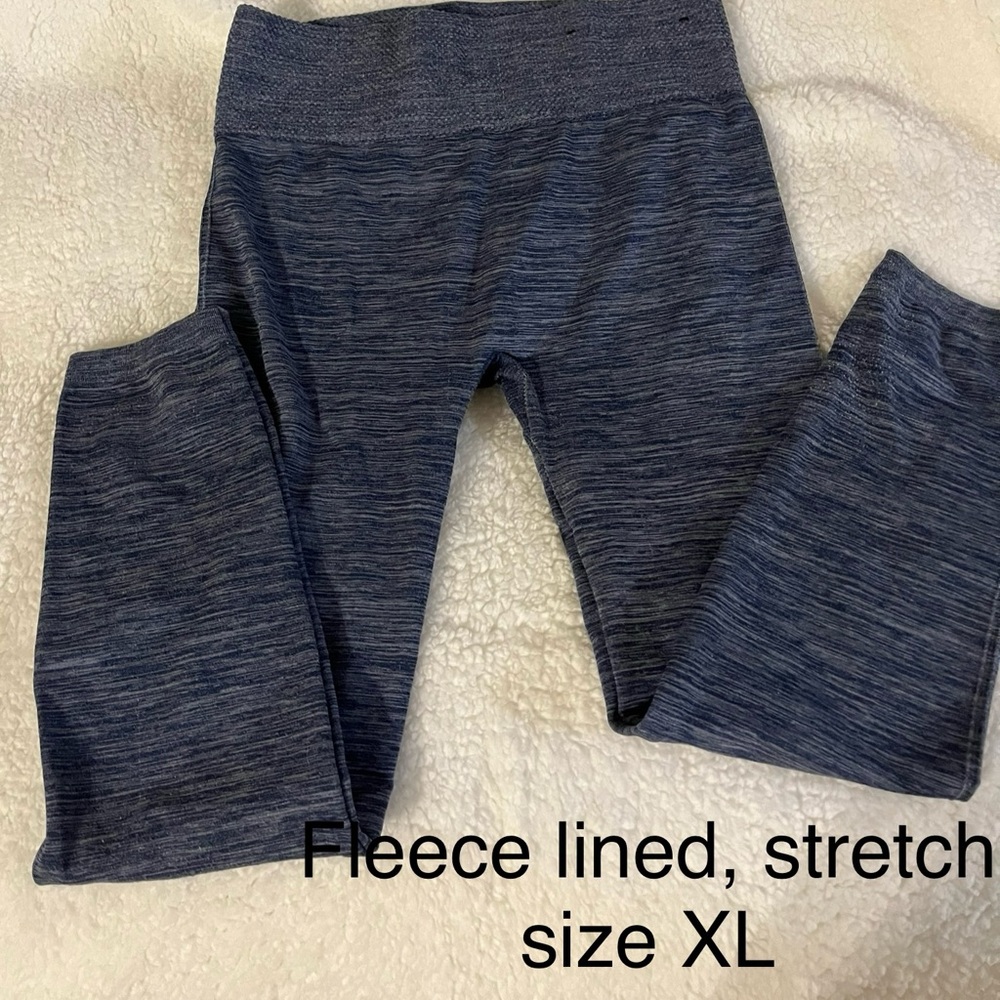 Women's Blue Stretch Leggings
